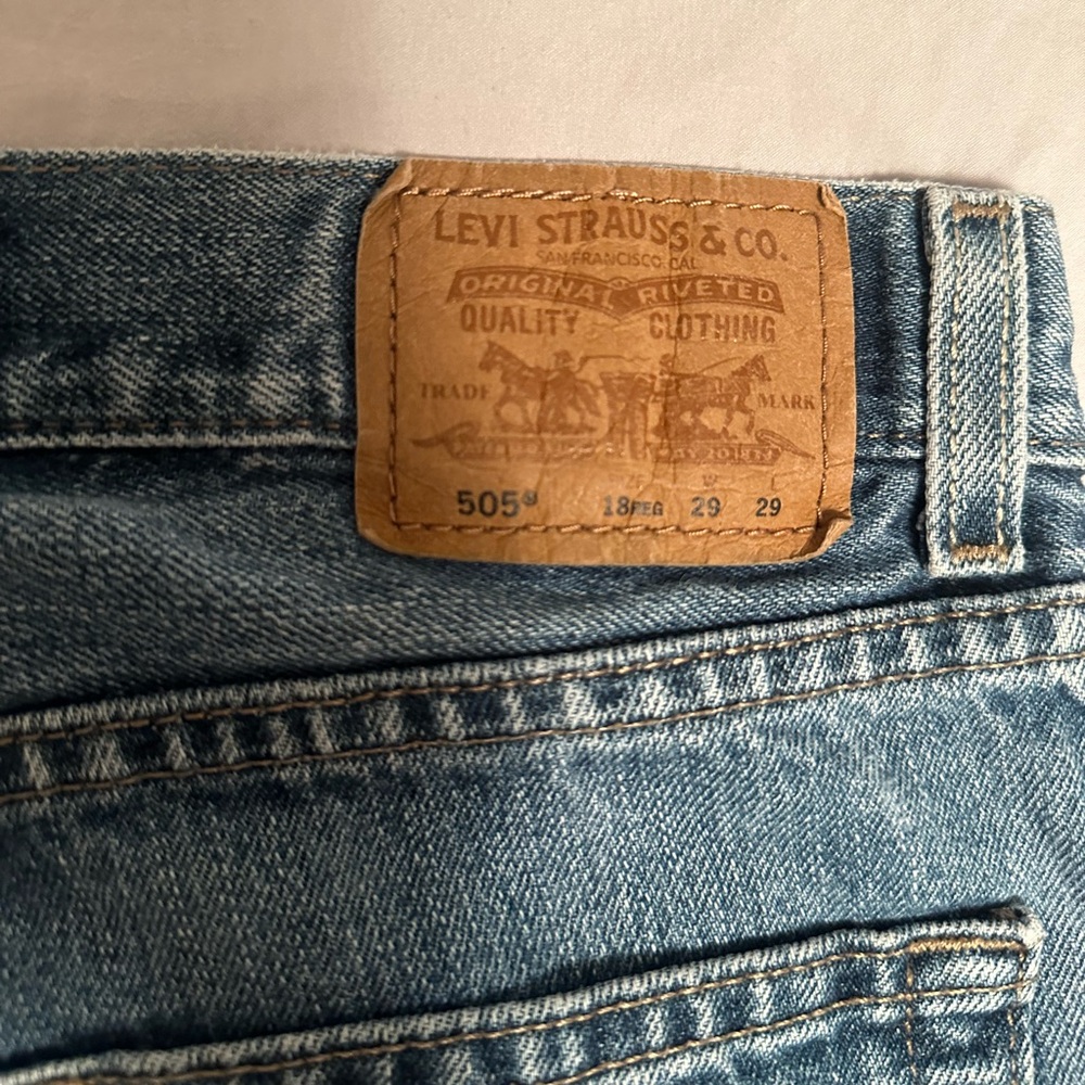 Levi's Light Blue Straight Leg Jeans
